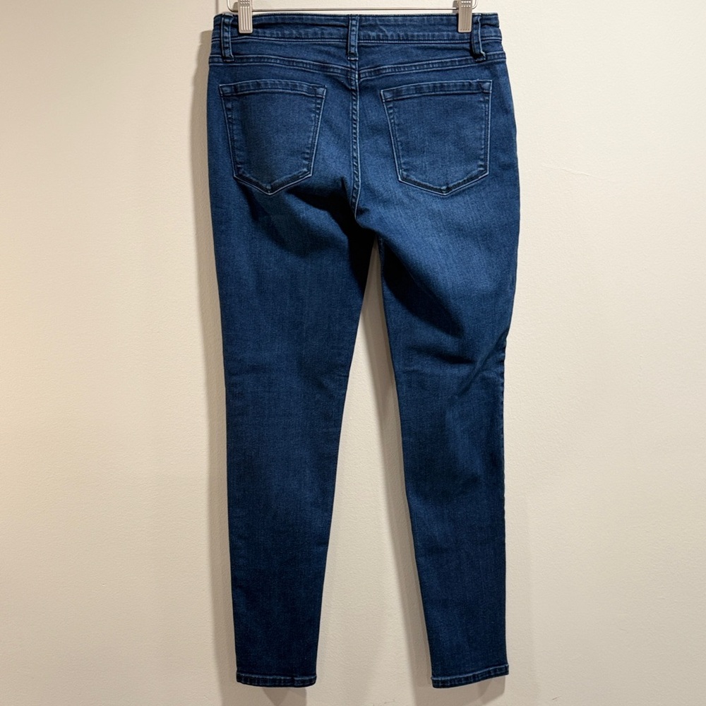 Banana Republic Women's Dark Blue Skinny Jeans with Zipper Pocket‎ Size 6 - Picture 4 of 9